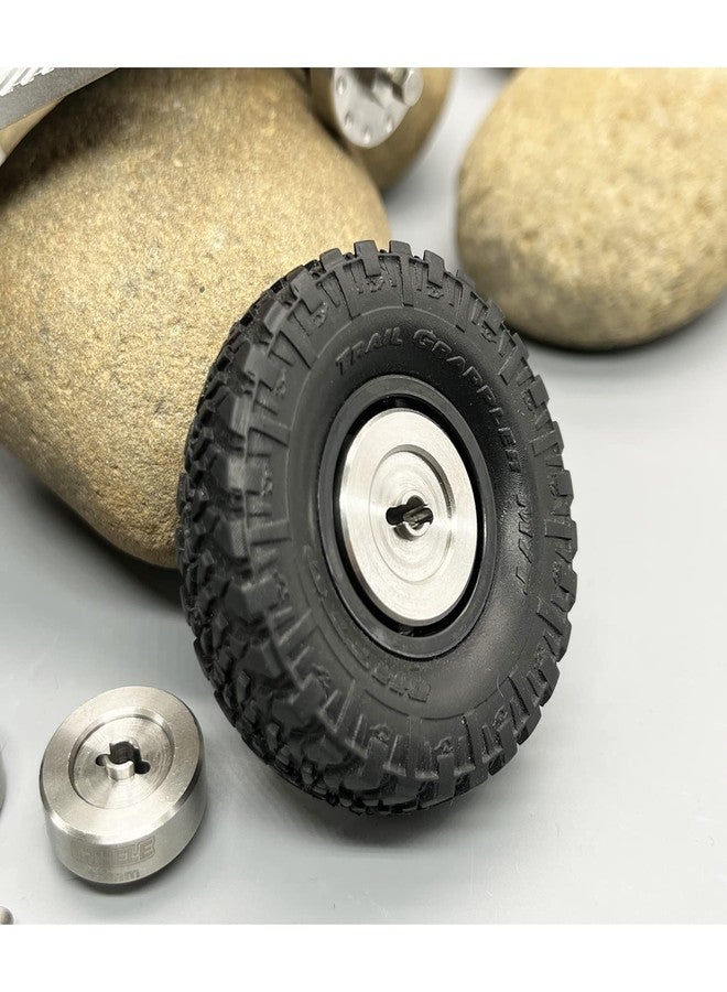 GTHELE Stainless Steel Wheel Weights Hex Extended Adapter 5mm for AXIAL SCX24 Deadbolt C10 Jeep JLU Gladiator Bronco Upgrades 1/24 RC Crawler Car - Image 3